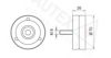 FORD 1072321 Deflection/Guide Pulley, v-ribbed belt